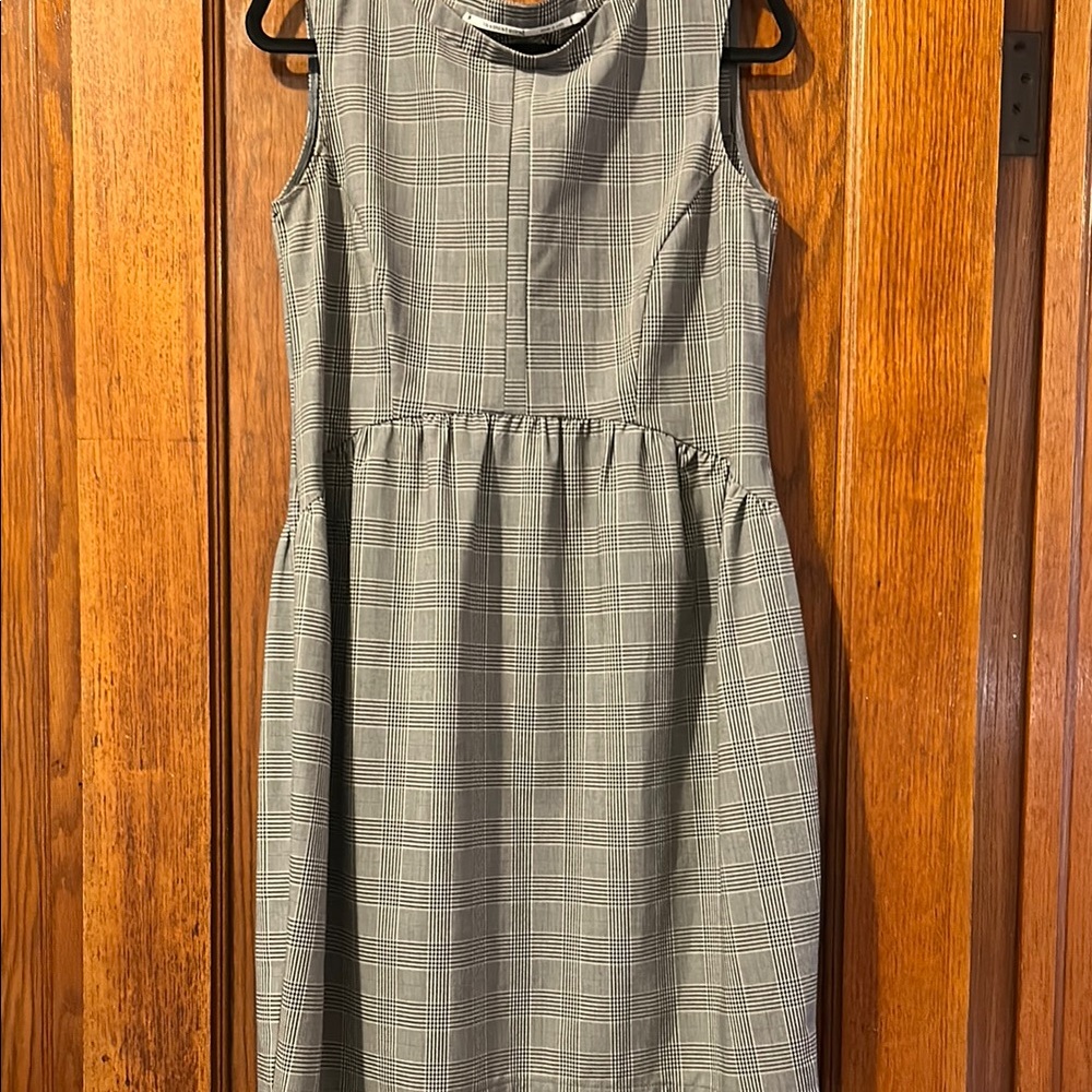 Gray Plaid Laviniaturra Italian Dress